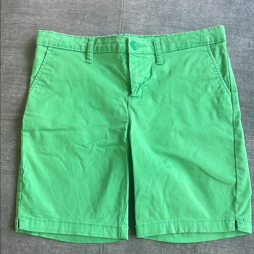 Kids Vibrant Green Shorts Girls 16